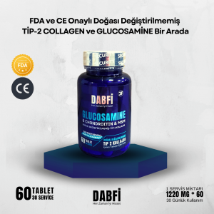 Dabfi Glukozamin, Kondroitin, Msm, Doğası Değiştirilmemiş Tip-2 Kollajen