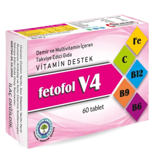 Fetofol V4 Demir 60 Tablet 